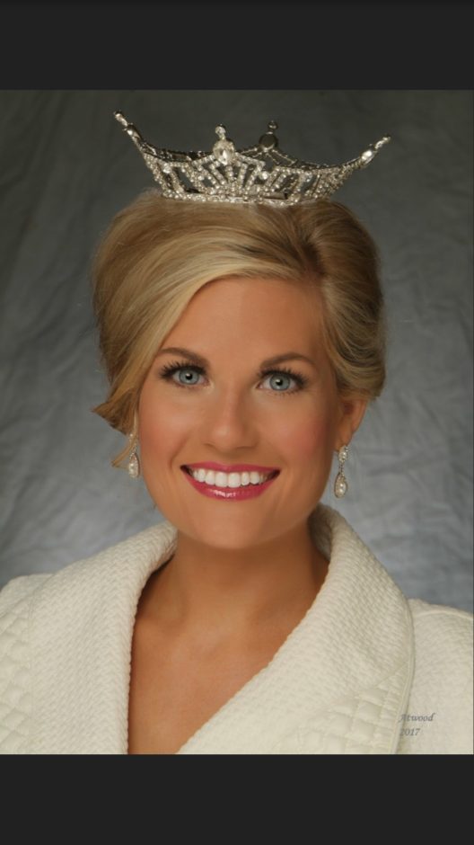 Molly Causey, Miss Louisiana, introduces herself during the Miss News  Photo - Getty Images